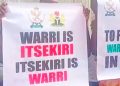 itsekiri-youths-storm-inec,-demand-fresh-delineation-of-warri-constituency