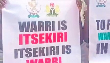 itsekiri-youths-storm-inec,-demand-fresh-delineation-of-warri-constituency