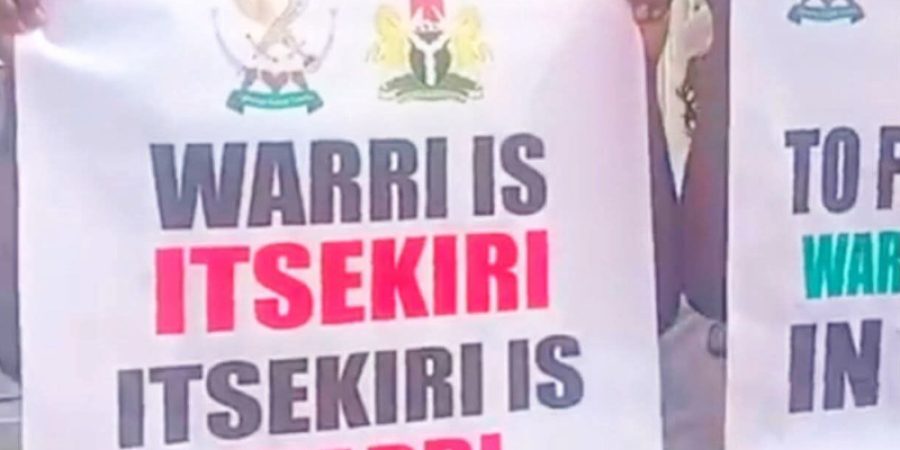 itsekiri-youths-storm-inec,-demand-fresh-delineation-of-warri-constituency