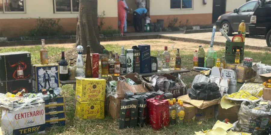 nafdac-uncovers-illegal-goya-oil-factory,-dismantles-alcohol-counterfeiting-ring-in-lagos