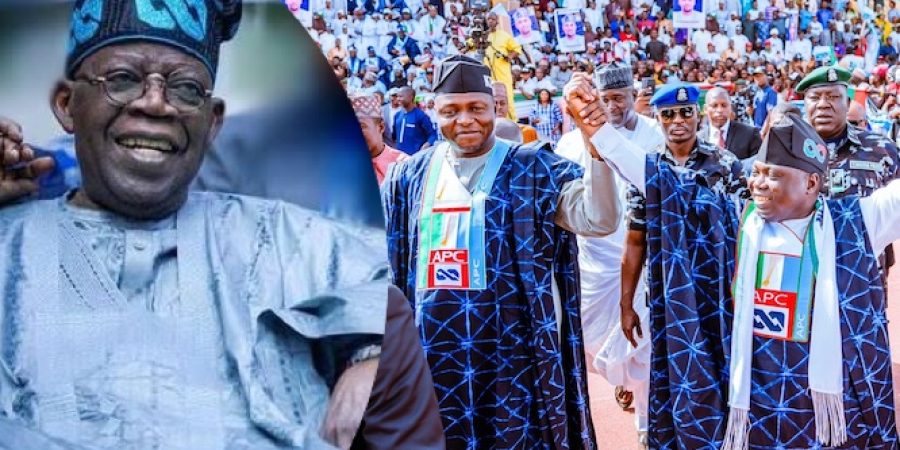 tinubu-welcomes-taraba-governor-kefas-into-apc,-says-governors-are-party-leaders