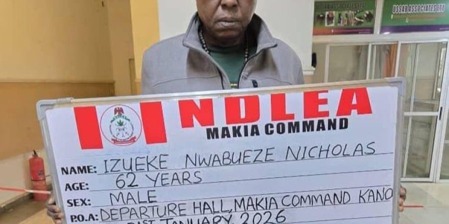 ndlea-arrests-lagos-businessman-at-kano-airport-with-95-cocaine-pellets