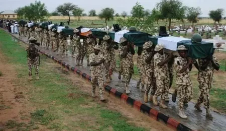 nigerian-army-buries-12-soldiers-killed-in-borno-operations