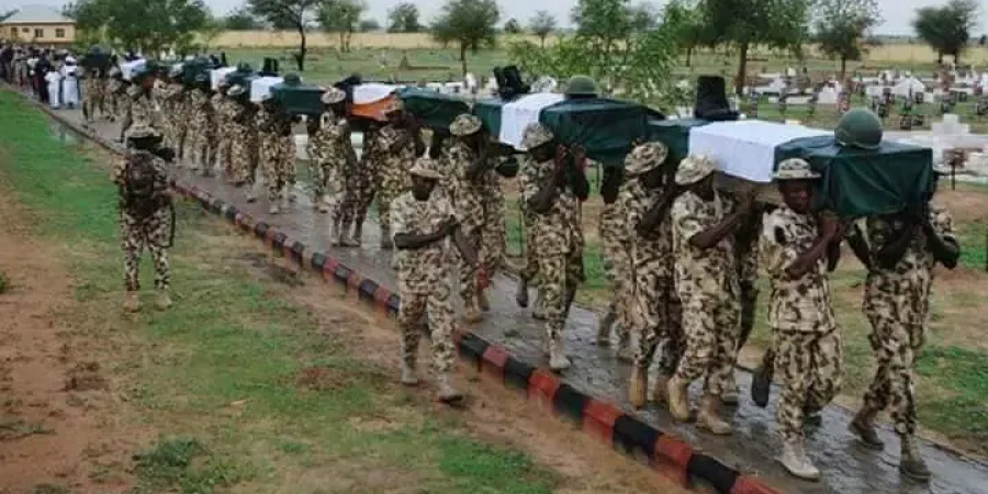 nigerian-army-buries-12-soldiers-killed-in-borno-operations