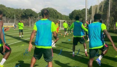 full-house-in-eagles-turkey-camp-as-ndidi-arrives,-bassey-ruled-out-of-friendlies