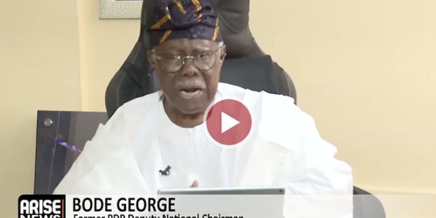 Bode George: PDP Crisis Must Not Be Driven by Personal Ambition bode-george:-pdp-crisis-must-not-be-driven-by-personal-ambition