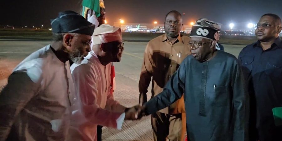 Tinubu Returns To Abuja After UK Visit, Eid-el-Fitr Engagements In Lagos tinubu-returns-to-abuja-after-uk-visit,-eid-el-fitr-engagements-in-lagos