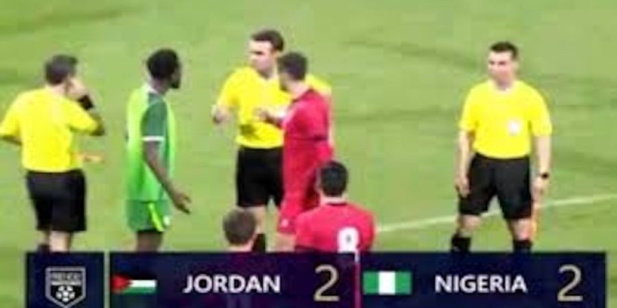 late-drama-as-nigeria-draw-2-2-with-jordan-in-fiery-friendly-clash