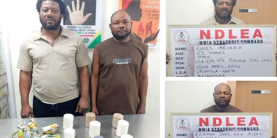 NDLEA Uncovers Cocaine Concealed In Palm Kernel Oil Cans, Arrests Kingpin In Lagos ndlea-uncovers-cocaine-concealed-in-palm-kernel-oil-cans,-arrests-kingpin-in-lagos