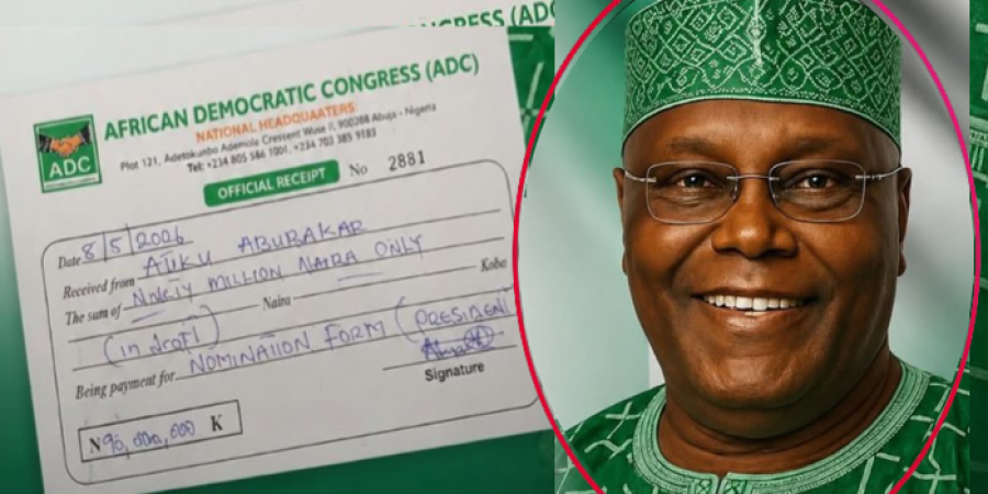 ADC Confirms Atikus 90m Payment For 2027 Presidential Nomination Form adc-confirms-atikus-90m-payment-for-2027-presidential-nomination-form