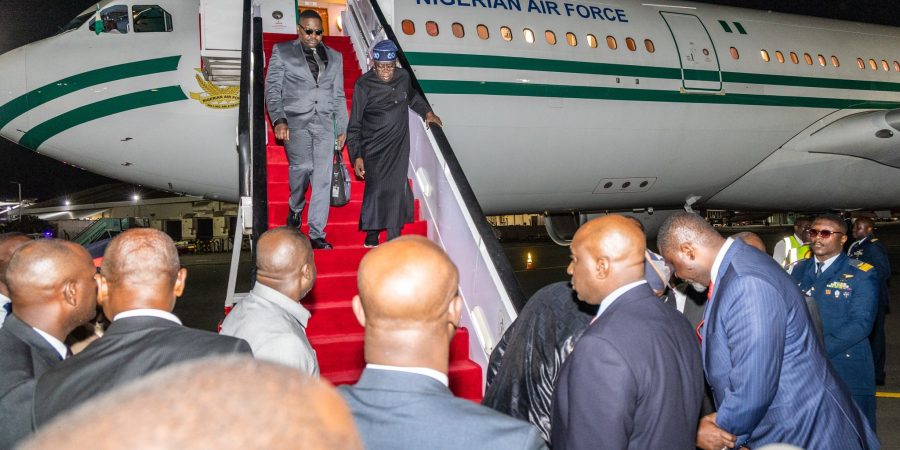 tinubu-arrives-nairobi-for-africa-forward-summit