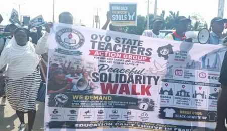 Oyo Public School Teachers Begin Indefinite Strike Over Abduction Of Colleagues, Pupils oyo-public-school-teachers-begin-indefinite-strike-over-abduction-of-colleagues,-pupils