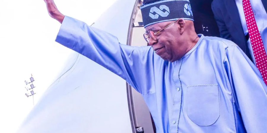 tinubu-returns-to-abuja-after-eid-el-kabir-holiday,-political-engagements-in-lagos