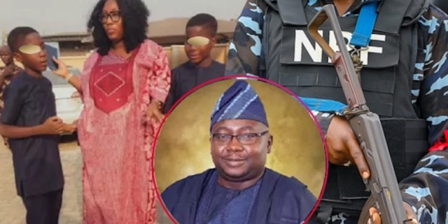 Police Rescue Ex-Minister Adelabus Sister And Her Twin Sons After Gun Battle With Kidnappers police-rescue-ex-minister-adelabus-sister-and-her-twin-sons-after-gun-battle-with-kidnappers