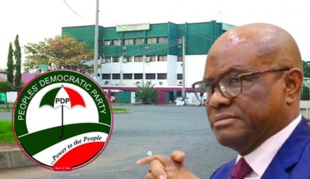 PDP Professionals Order Wike Loyalists To Vacate Wadata Plaza After Appeal Court Ruling pdp-professionals-order-wike-loyalists-to-vacate-wadata-plaza-after-appeal-court-ruling