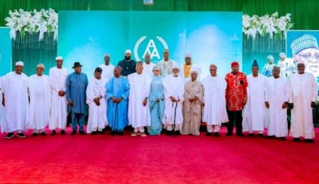tinubu,-jonathan,-obasanjo-hail-abdulsalami-abubakar-at-abuja-book-launch