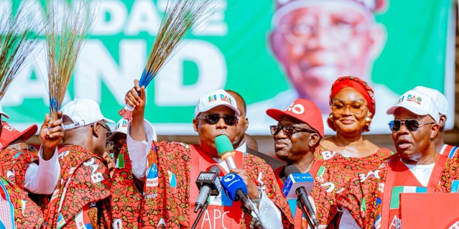 Ekiti Guber: Shettima Drums Support For Oyebanjis Reelection At APC Mega Rally ekiti-guber:-shettima-drums-support-for-oyebanjis-reelection-at-apc-mega-rally