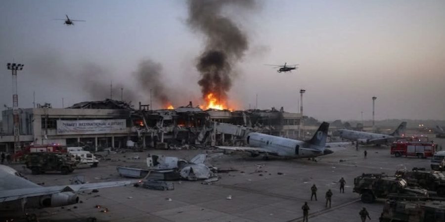 Explosions, Gunfire Rock Niamey Airport explosions,-gunfire-rock-niamey-airport